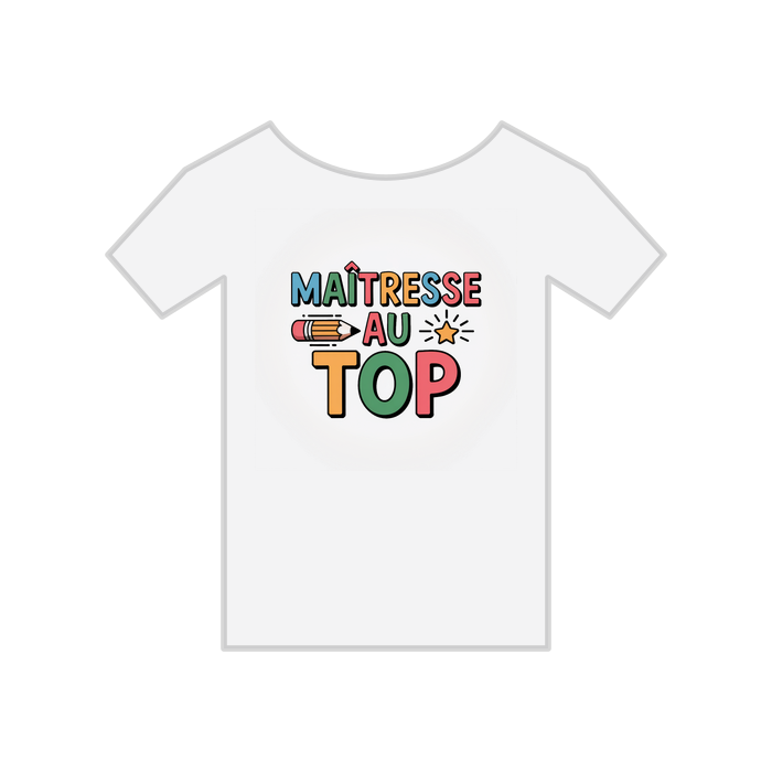 Tee-shirt personnalisé — Maîtresse