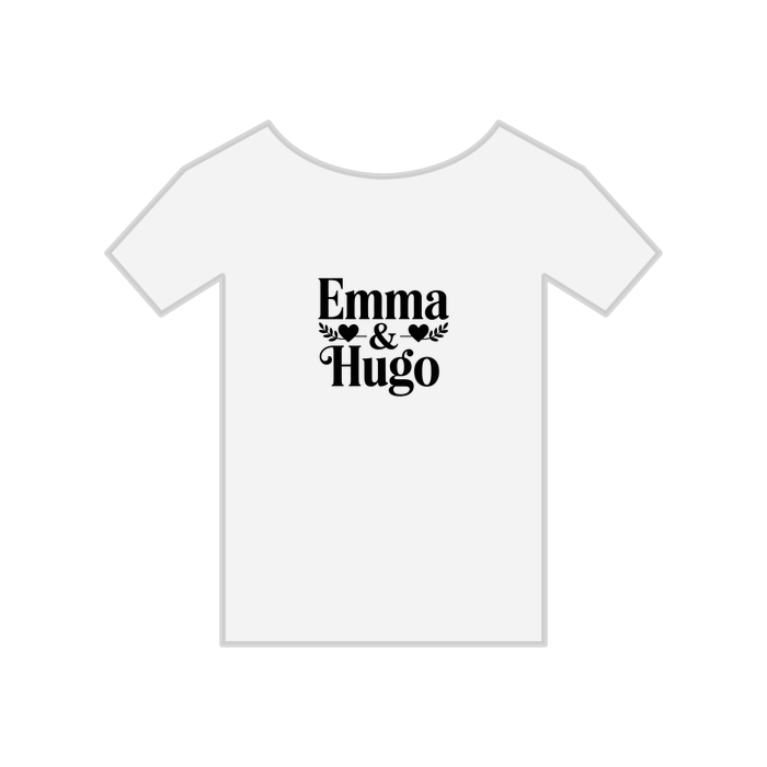 Tee-shirt personnalisé — Mariage