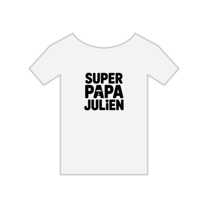 Tee-shirt personnalisé — Fête des pères