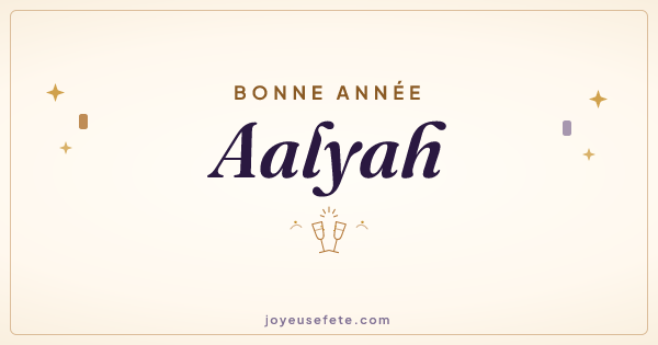 Image « Bonne année Aalyah » au format large
