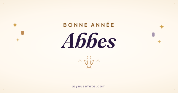 Image « Bonne année Abbes » au format large