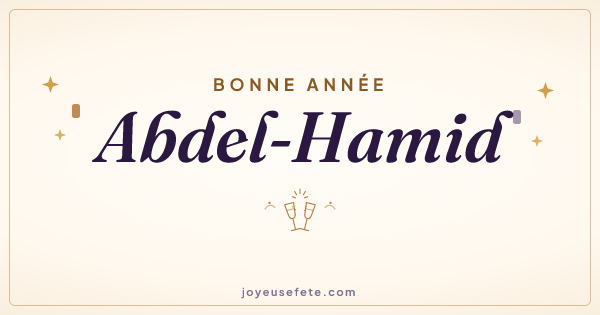 Image « Bonne année Abdel-Hamid » au format large
