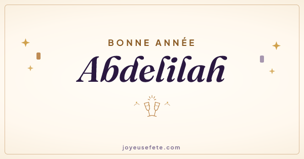 Image « Bonne année Abdelilah » au format large