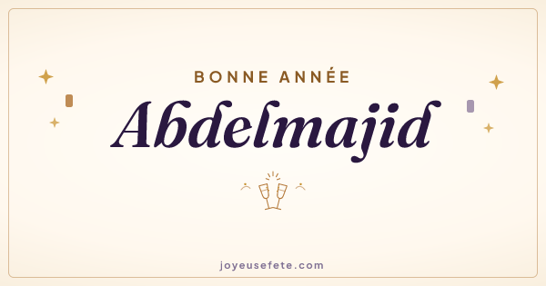 Image « Bonne année Abdelmajid » au format large
