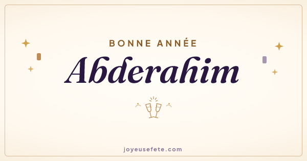 Image « Bonne année Abderahim » au format large