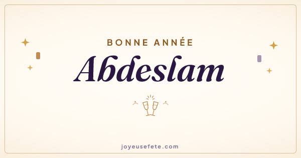 Image « Bonne année Abdeslam » au format large