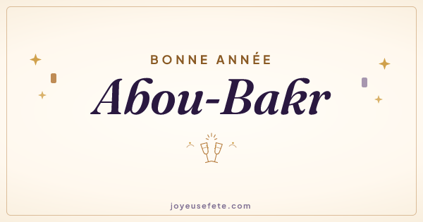 Image « Bonne année Abou-Bakr » au format large