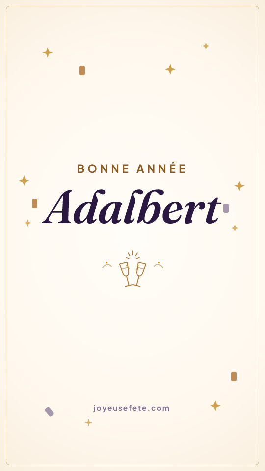 Image « Bonne année Adalbert » au format story