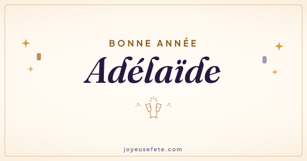 Image « Bonne année Adélaïde » au format large