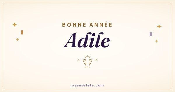 Image « Bonne année Adile » au format large