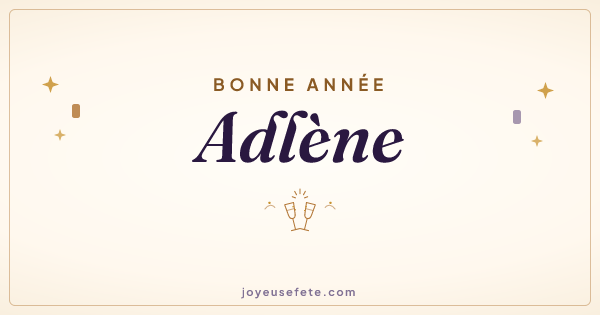 Image « Bonne année Adlène » au format large