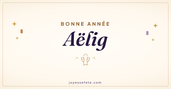 Image « Bonne année Aëlig » au format large