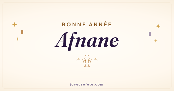 Image « Bonne année Afnane » au format large
