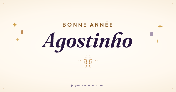 Image « Bonne année Agostinho » au format large
