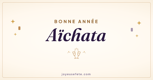 Image « Bonne année Aïchata » au format large