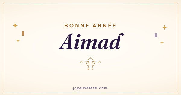 Image « Bonne année Aimad » au format large