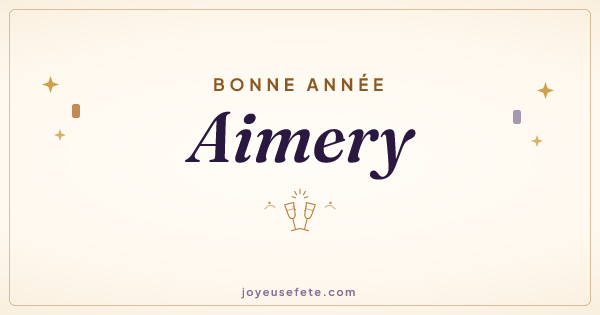 Image « Bonne année Aimery » au format large