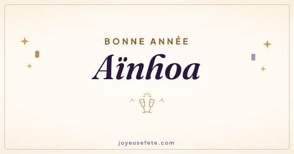 Image « Bonne année Aïnhoa » au format large