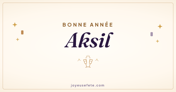 Image « Bonne année Aksil » au format large