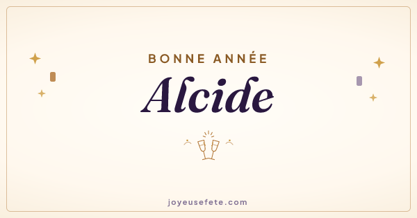 Image « Bonne année Alcide » au format large