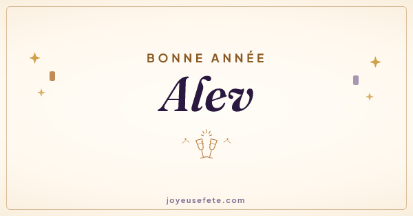 Image « Bonne année Alev » au format large
