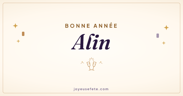 Image « Bonne année Alin » au format large