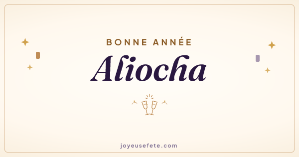 Image « Bonne année Aliocha » au format large