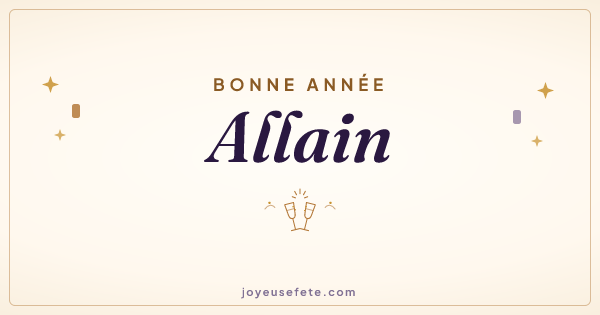 Image « Bonne année Allain » au format large