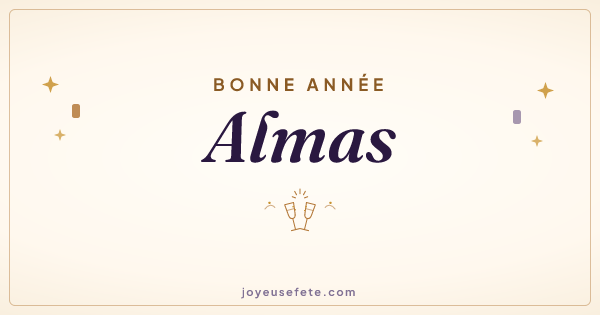 Image « Bonne année Almas » au format large