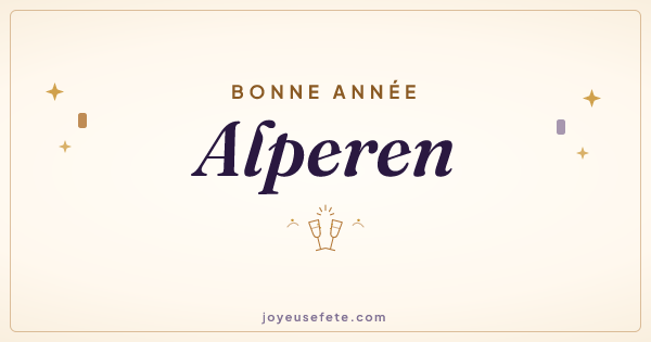 Image « Bonne année Alperen » au format large