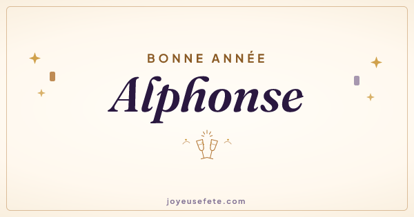 Image « Bonne année Alphonse » au format large