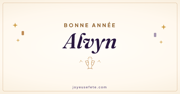 Image « Bonne année Alvyn » au format large