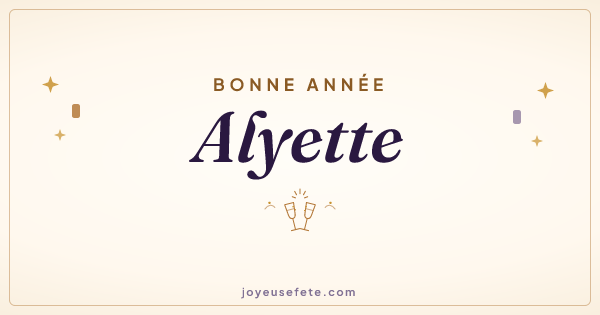 Image « Bonne année Alyette » au format large