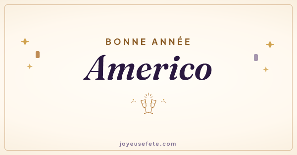 Image « Bonne année Americo » au format large