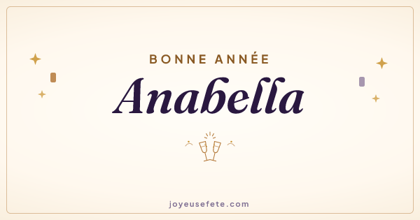 Image « Bonne année Anabella » au format large