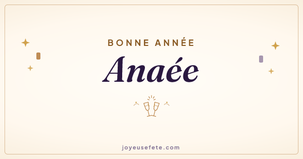 Image « Bonne année Anaée » au format large