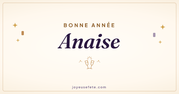 Image « Bonne année Anaise » au format large