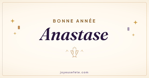 Image « Bonne année Anastase » au format large