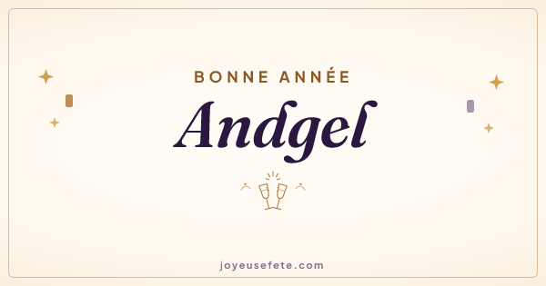 Image « Bonne année Andgel » au format large