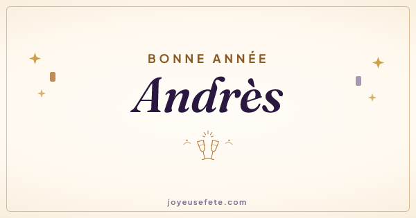 Image « Bonne année Andrès » au format large