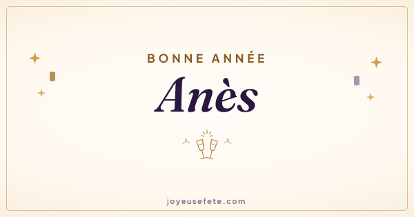 Image « Bonne année Anès » au format large