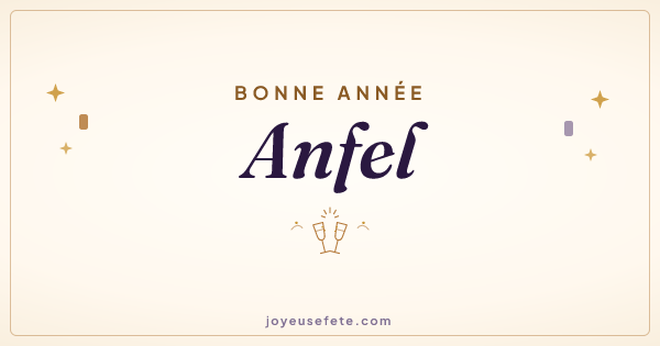 Image « Bonne année Anfel » au format large