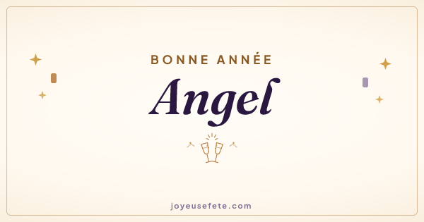 Image « Bonne année Angel » au format large