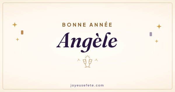 Image « Bonne année Angèle » au format large