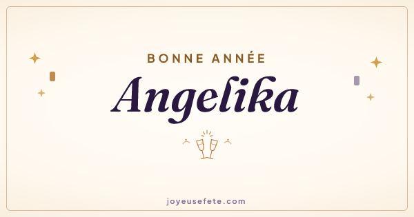 Image « Bonne année Angelika » au format large