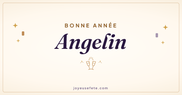 Image « Bonne année Angelin » au format large