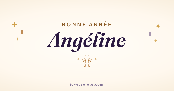 Image « Bonne année Angéline » au format large