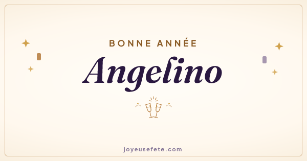 Image « Bonne année Angelino » au format large