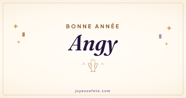 Image « Bonne année Angy » au format large