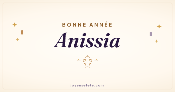 Image « Bonne année Anissia » au format large